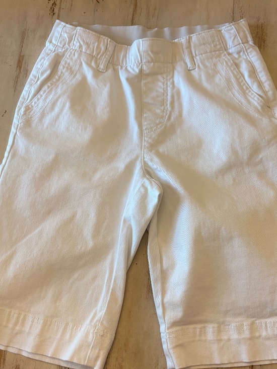 Pants - White Denim Shorts XS Elastic Waist